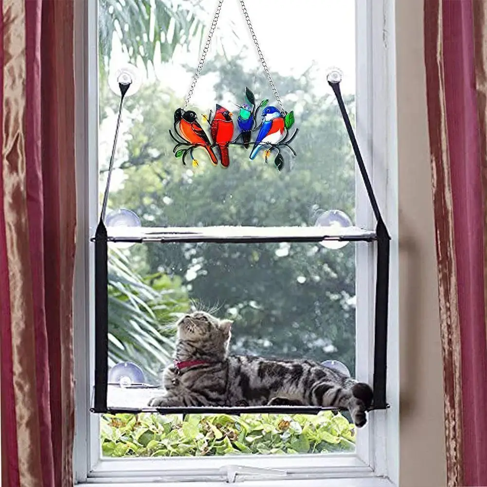 

Owl Hanging Ornaments Mural Home Wall Pendant DIY Flower Shape Special Crafts Gifts Drilling Z0L6