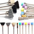 Щетка для маникюра, 1 шт., металлическая вращающаяся медная проволока, инструменты для чистки, маникюрные электрические дрели, аксессуары для дизайна ногтей