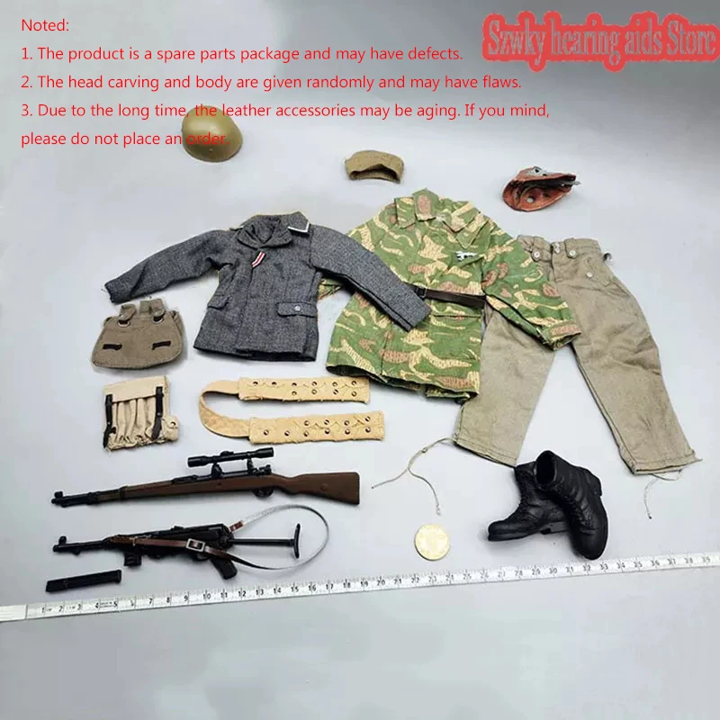 

1/6 масштаб 1/6 алламандская армия североафриканские парашюты комплект одежды костюм с моделью оружия Подходит Для 12-дюймового солдатика экш...