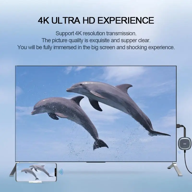 

MiraScreen G20 5G WIFI 4K Display Dongle TV Stick for Android iOS Smart Phone Tablet PC to HDTV Projector