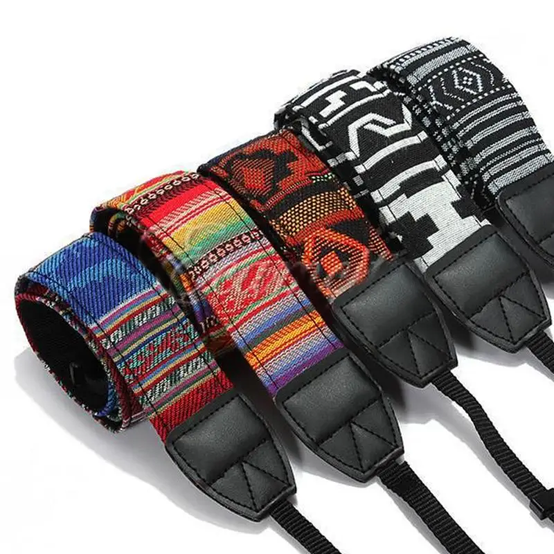 Универсальный Регулируемый ремень для камеры на плечо шею хлопковый кожаный s