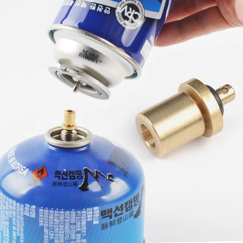 На открытом воздухе газ Refill адаптер газовый баллон Бутана бутылка переключатель