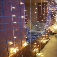 6x2 5 480led curtain lights led icicle string lights christmas fairy lights garland outdoor home for weddingpartycurtaingard