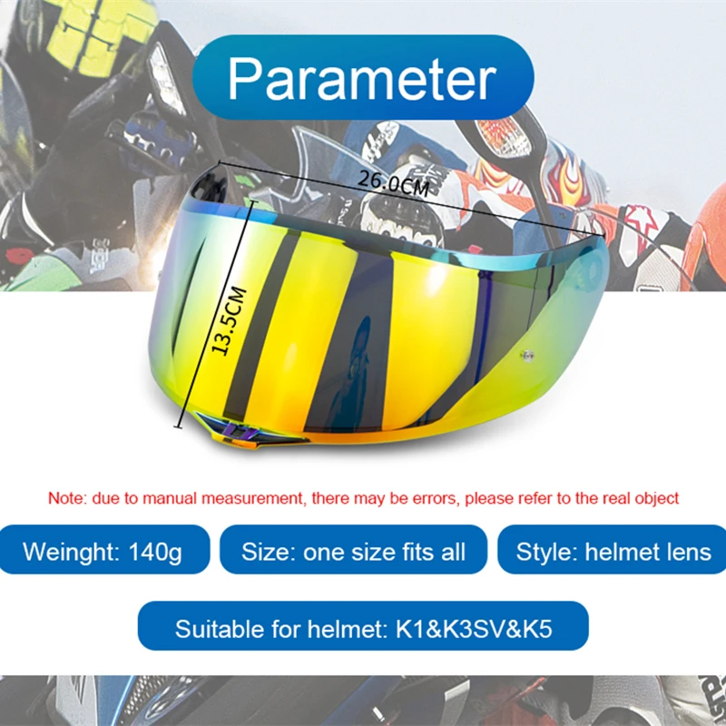 Полнолицевой шлем козырек для K5 K3SV K1 Новый мотоциклетный Casco Moto Capacete visera объектив