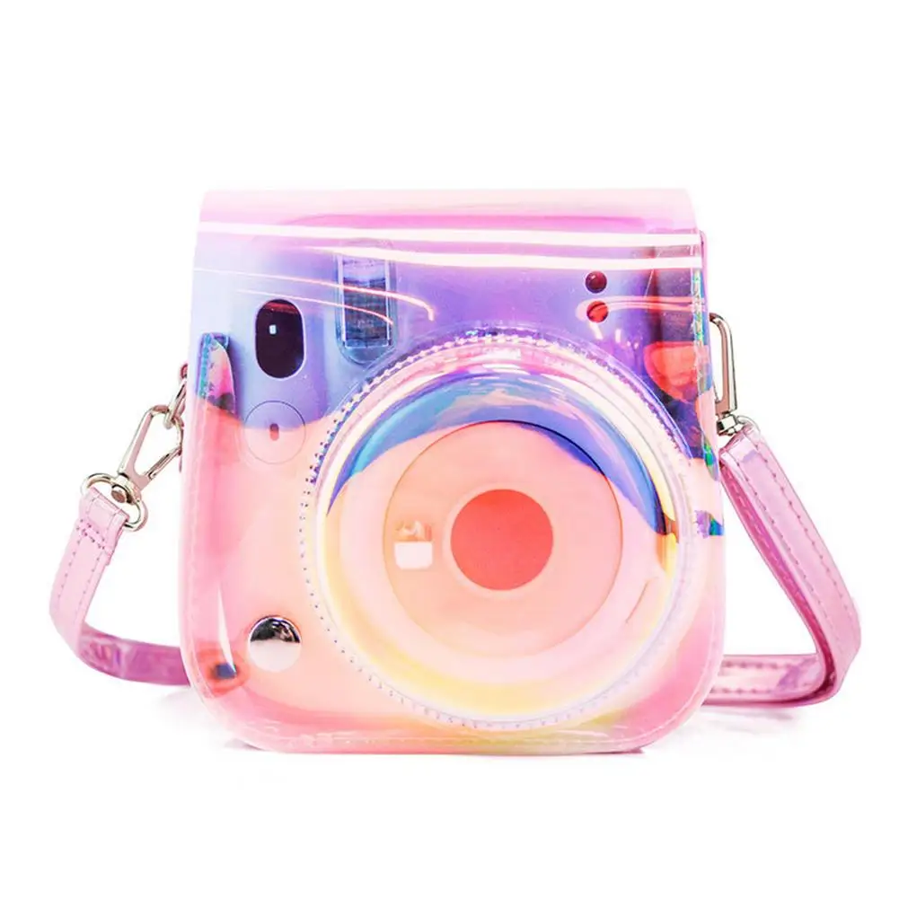 Camera Package Mini11 Transparent Magic Color Bag PVC Laser Storage Photography For | Электроника