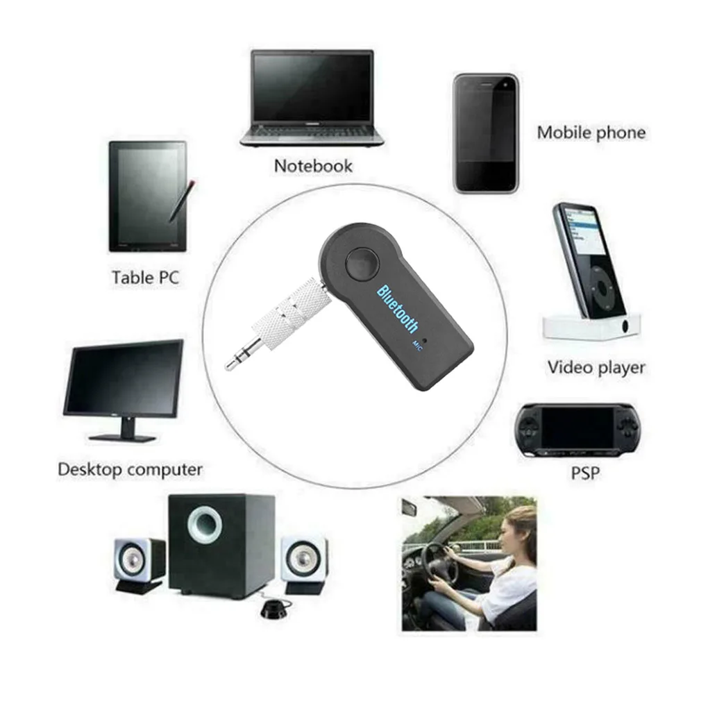 2 в 1 беспроводной приемник Bluetooth 5 0 адаптер передатчика 3 мм разъем для