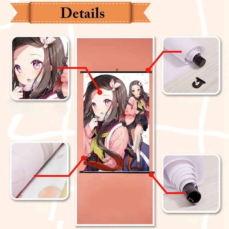 Постер на стену аниме рассекающий демонов настенный постер киметасу No Yaiba Tanjirou