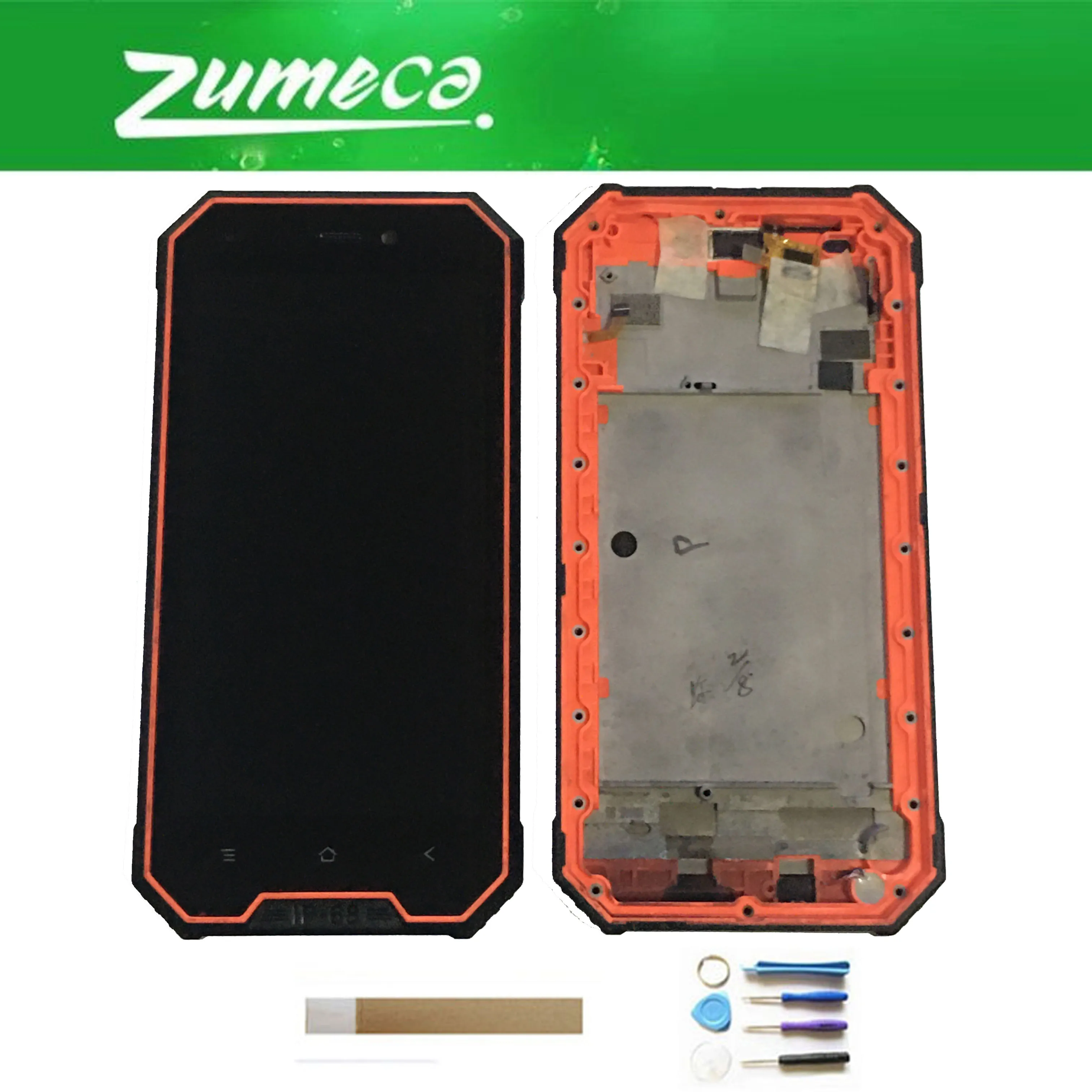 

Дисплей с рамкой для Blackview BV4000 Pro, BV4000, Digiziter LCD датчик экрана в сборе, с инструментами, лента для Blackview BV4000