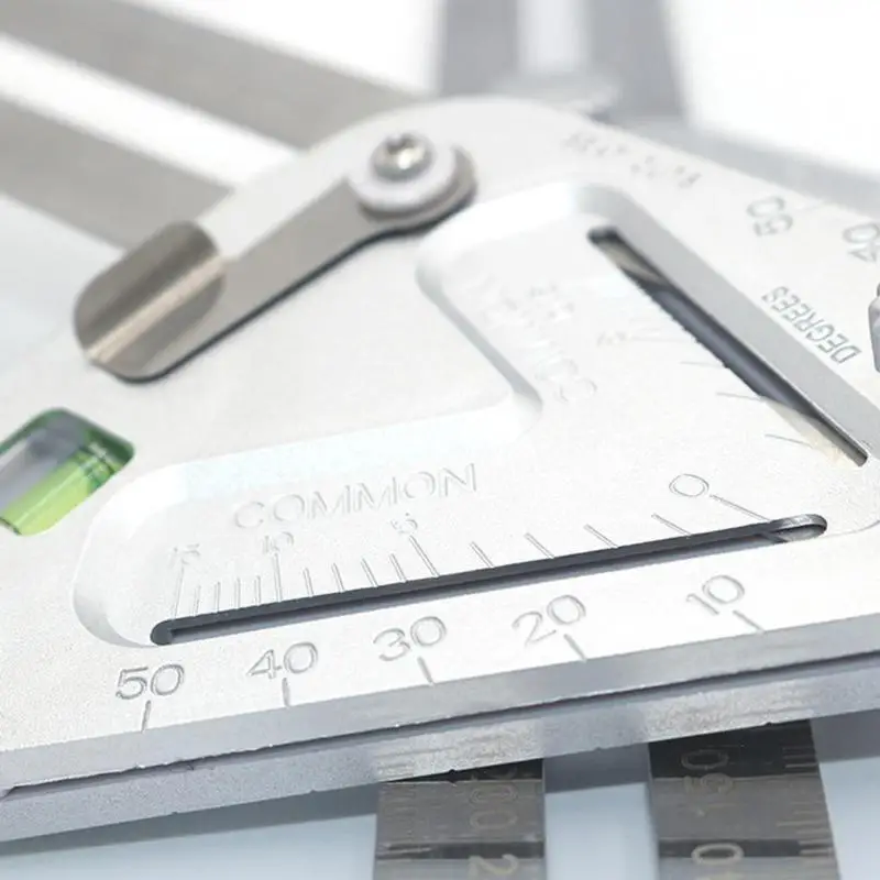 Транспортир уровня многофункциональный деревообрабатывающий треугольник