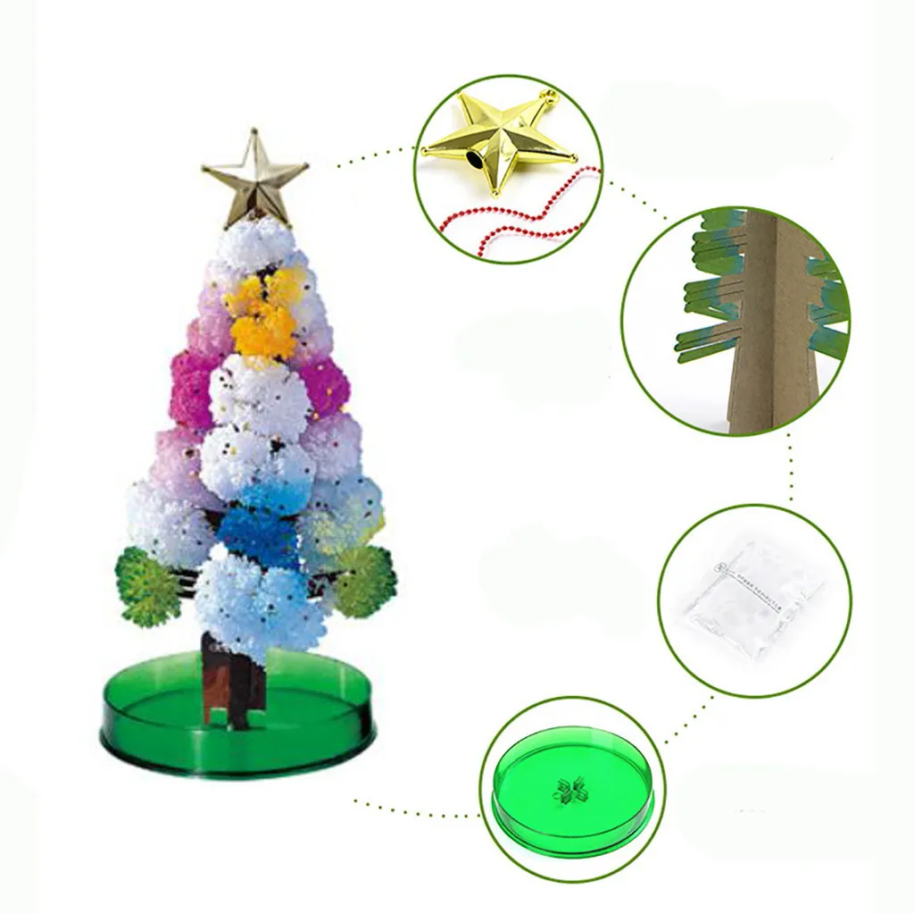 

Paper Tree Flowering Toy Creative Colorful Magic Paper Crafts Xmas Gift 15ML toys for boys