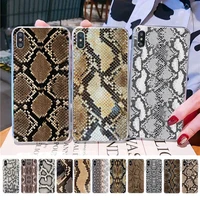 babaite sexy python snakeskin phone case for iphone 11 12 13 mini pro xs max 8 7 6 6s plus x 5s se 2020 xr case