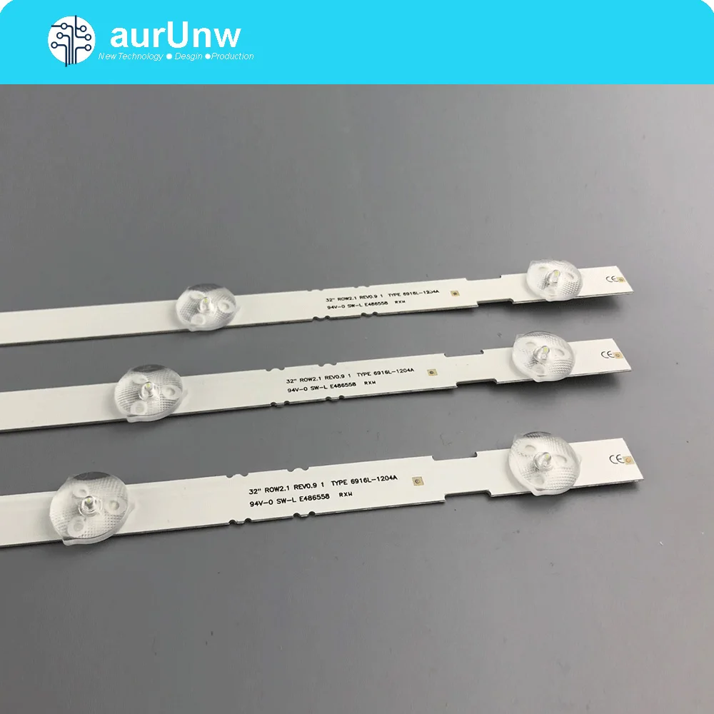630 мм светодиодный полоски для LG 32 ''ROW2.1 Rev 0 9 A1/A2 Type 6916L 1204A 1205A 1295A 1296A 32LA621V 32LN540U