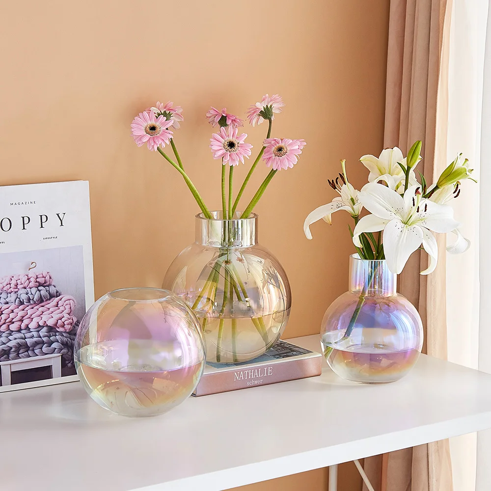 Творческий светильник лампочка Стекло Прозрачный цветочный горшок Декор