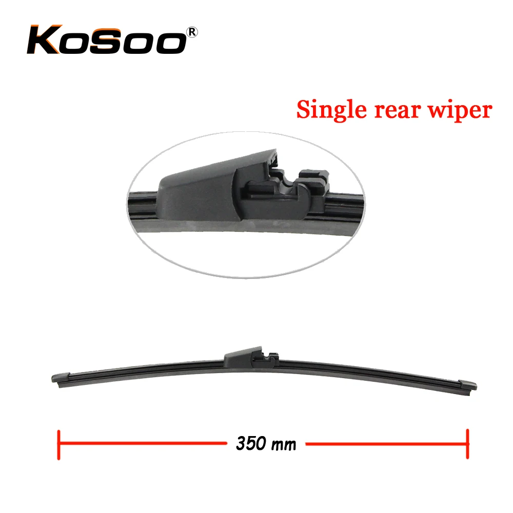 Автомобильная Задняя щетка автомобильного стеклоочистителя KOSOO для Volkswagen Tiguan 350