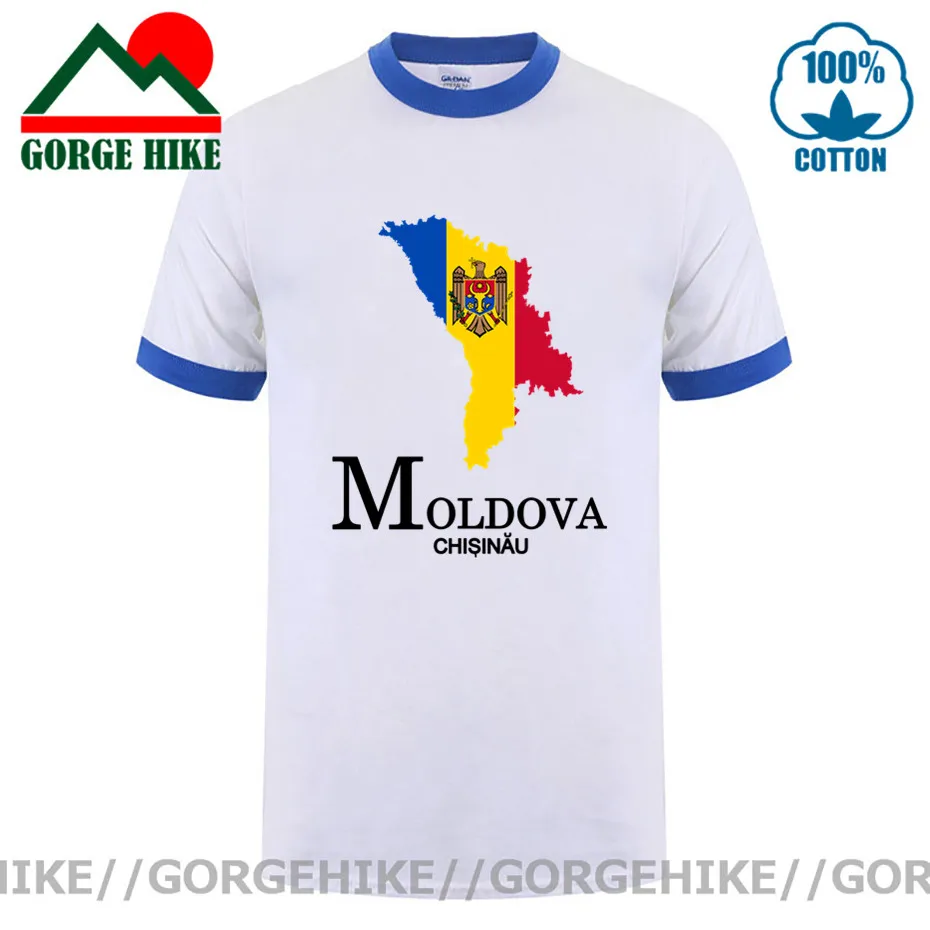 Мужская футболка с изображением Республики Молдовы Кишинев новинка топ модная