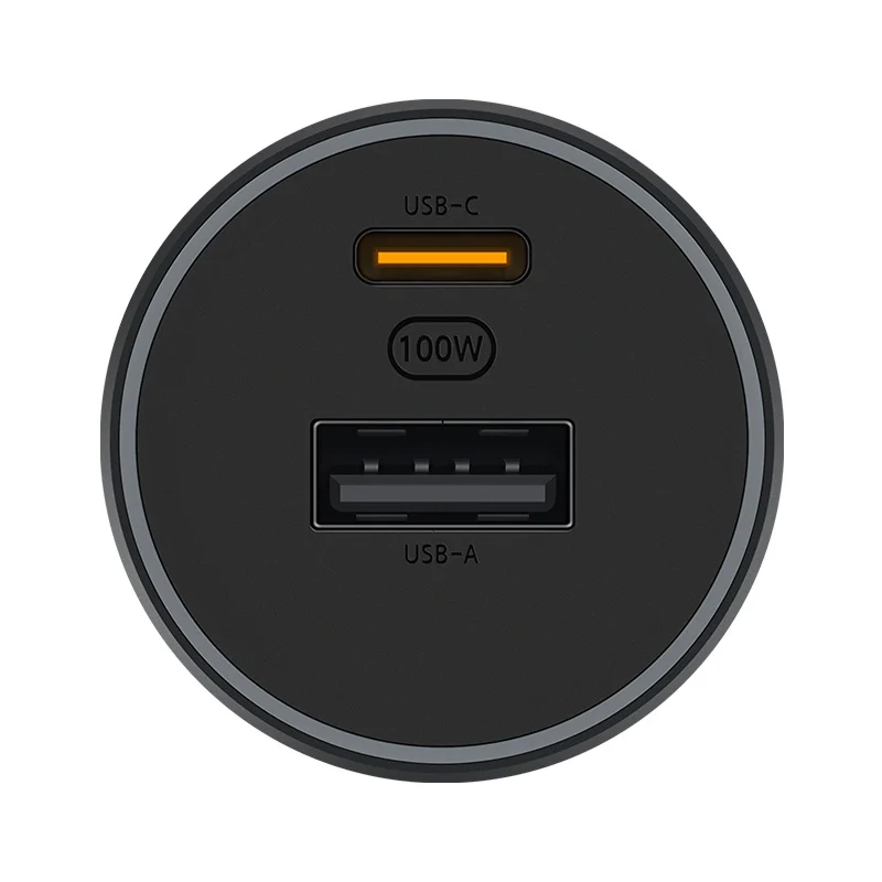 Автомобильное зарядное устройство Xiaomi 100 Вт 5 В 3 а с двумя usb портами для быстрой