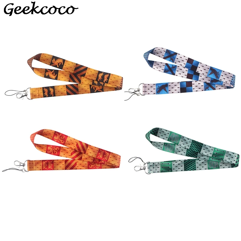 

J1802 Cartoon Magical School Student Animal Neck Straps Lanyards For Keys ID Card Pass Gym Phone USB Badge Holder Webbing