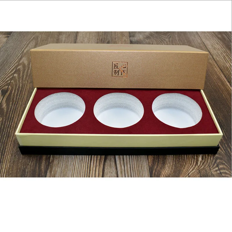 Японский стиль кухонная коробка для чая круглая металлическая банка конфеты