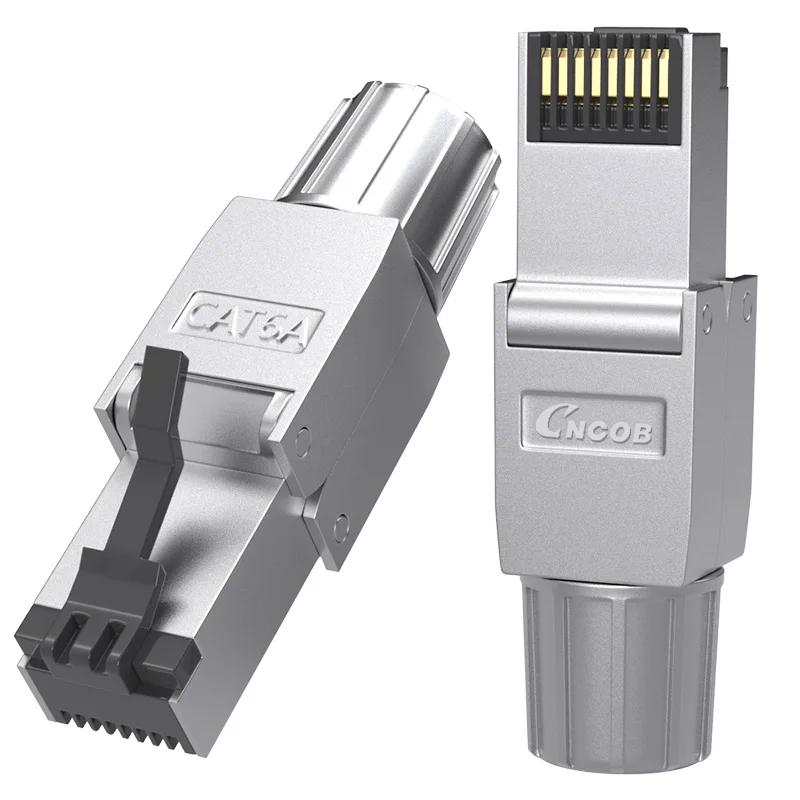 

2 шт., модульные коннекторы для разъема RJ45 Cat 6A, 22-24awg