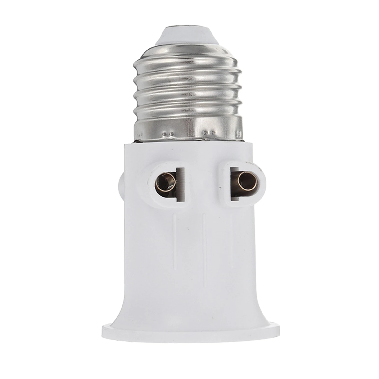 

1pc E27 Socket Light Bulb Lamp Base Connector Holder Adapter Plug Converter Fireproof EU Plug Connector Bulb Adapter