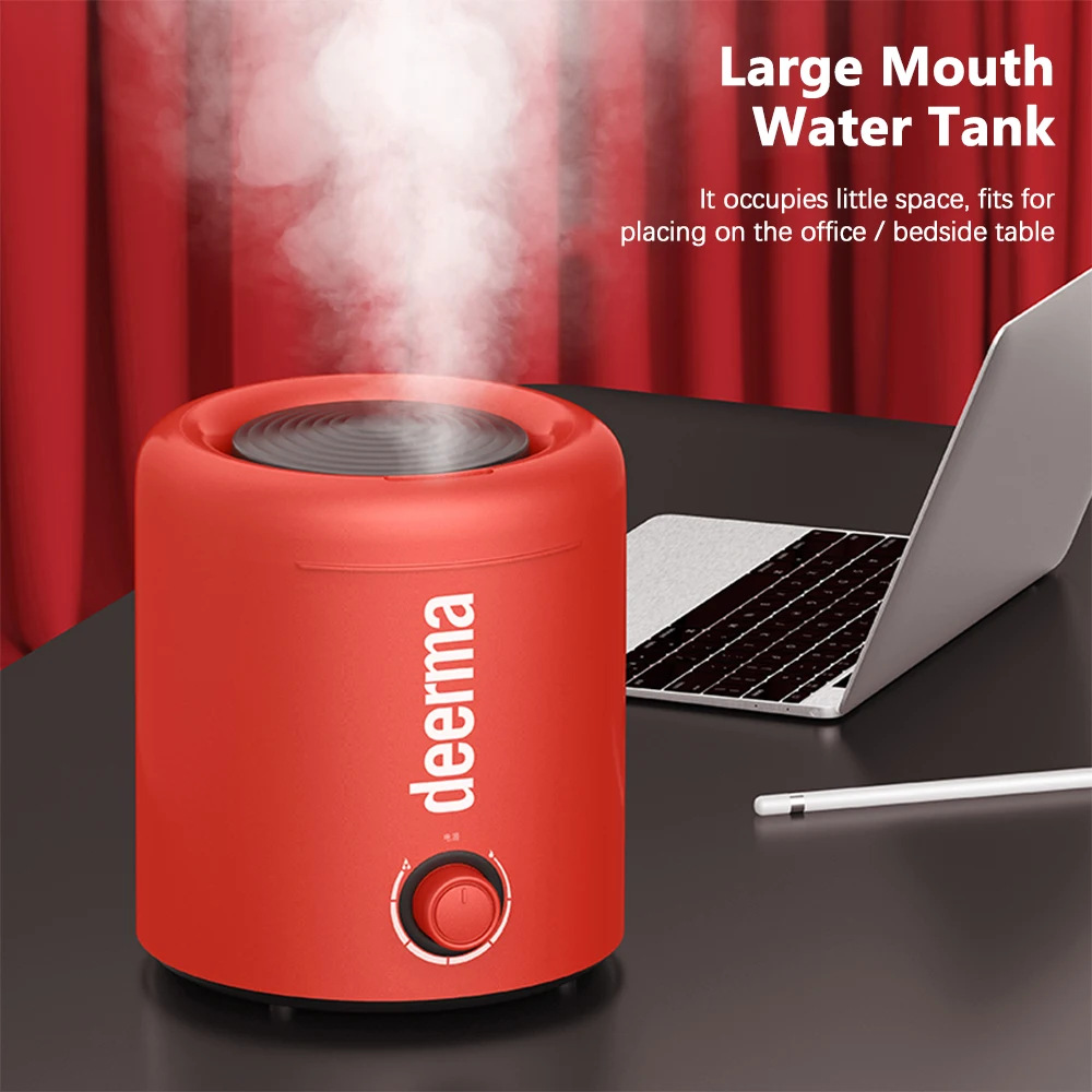 

Newest Deerma DEM - F300 Household Mute Air Humidifier Household Aromatherapy Diffuser 2.5L One Knob Control For Home Office