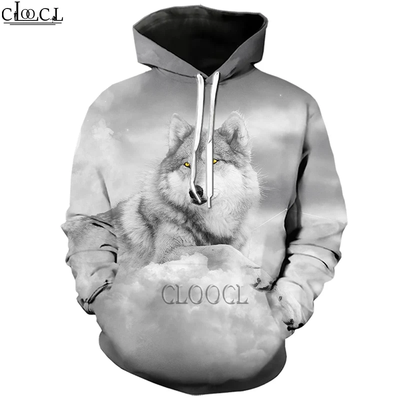 

HX Newest Animal Wolf 3D Print Hoodie Men's Women Tracksuit Autumn Long-Sleeved Pullover Fashion Hoodie Tops Drop Shipping