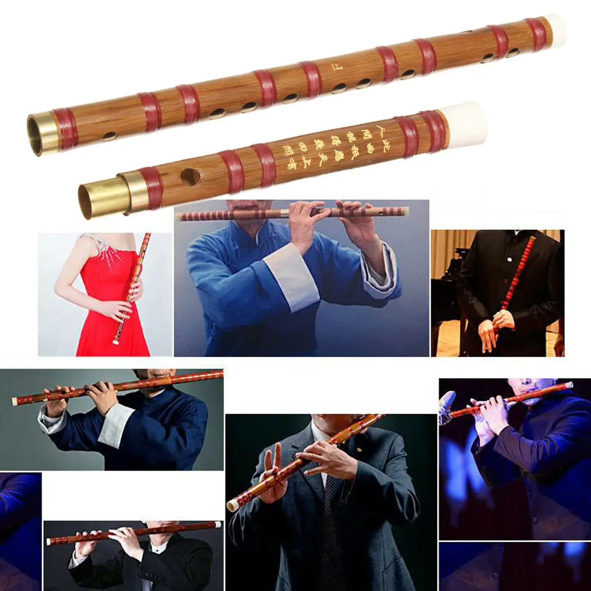 Профессиональные бамбуковые флейты для начинающих музыкальный инструмент C D E F G