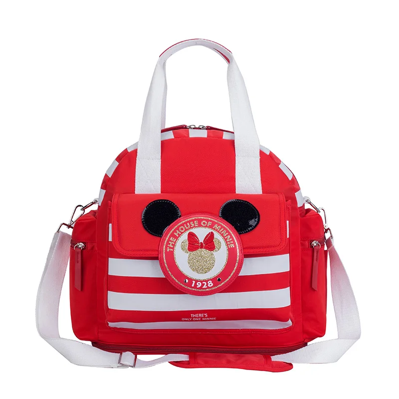 DPB49-red(U1g) Disney рюкзаки Мумия Сумка Многофункциональная большая емкость двойной плечо дорожные сумки Детская сумка бутылка изоляция DPB49 - Цвет: DPB49-red(U1g)