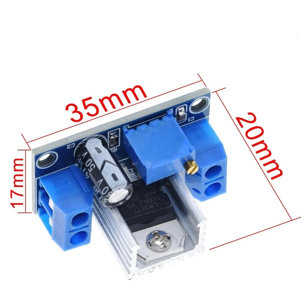 TZT LM317 DC-DC понижающий преобразователь модуль линейной платы LM317 регулируемый регулятор напряжения источник питания