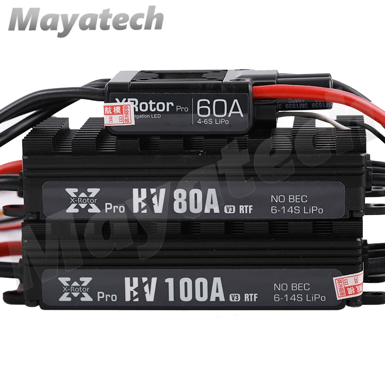 1 шт. 100% оригинальный HOBBYWING xrotor Pro серии 60a 80A 100a HV V3 электронный Скорость контроллер