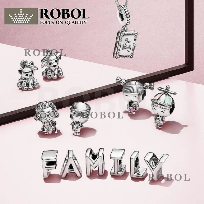 

Популярное в 2021 годах искусственное серебро Подходит для женских Подвесок в виде кошки и собаки, подвесок и украшений в виде букв