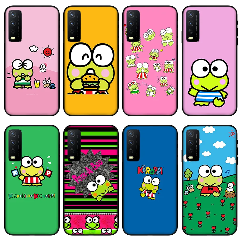 

Funny frog Phone case for vivo y30 y50 y53 y52 y31 y53 , Protective silicone case for vivo Y18 Y19 Y15 Y12 Y51 Y85 Y97 Y70s