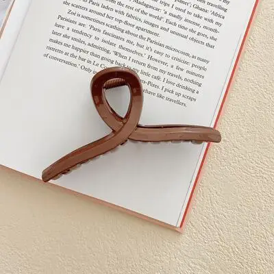 Заколки крабы женские прозрачные модные зажимы для волос акриловые аксессуары в