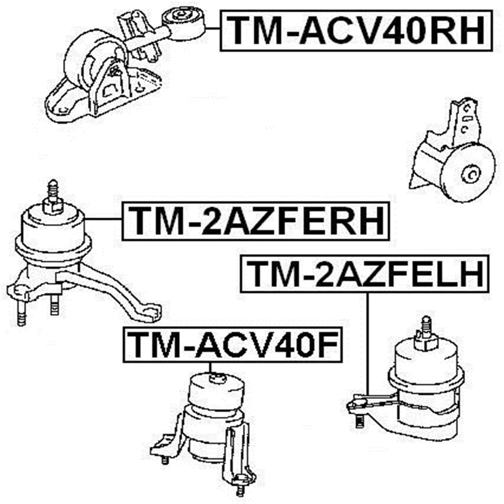 Крепление Двигателя 1236236030 подходит для 2007-2011 Toyota Camry 2 4/2.5L EM-9237 9237 A4295 | Автомобили и