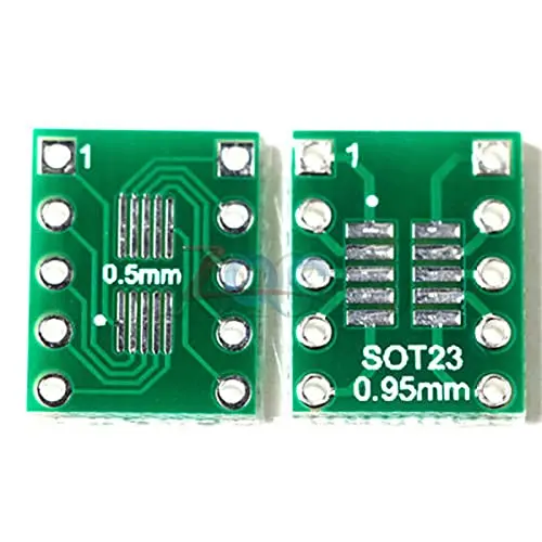 

20 шт. SOT23 SOP10 MSOP10 Umax SOP23 к DIP10 Pinboard SMD для DIP адаптерной пластины 0,5 мм/0,95 мм до 2,54 мм DIP Pin PCB плата конвертирует
