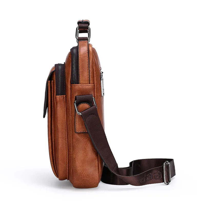 Повседневная сумка на плечо для мужчин винтажные мужские сумки через