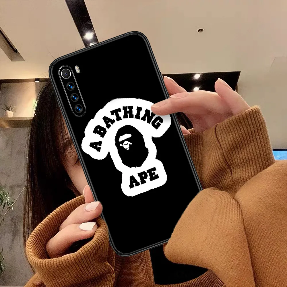 

Fashion Ssports Brand Phone Case For Xiaomi Redmi Note 7 8 8T 9 9S 4X 7 7A 9A K30 Pro Ultra black Hoesjes Painting Coque Fashion