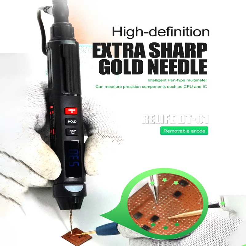 relife 3 in 1 dt 01 smart pen type mini digital multimeter non contact tester for mobile phone motherboard repair personal diy free global shipping