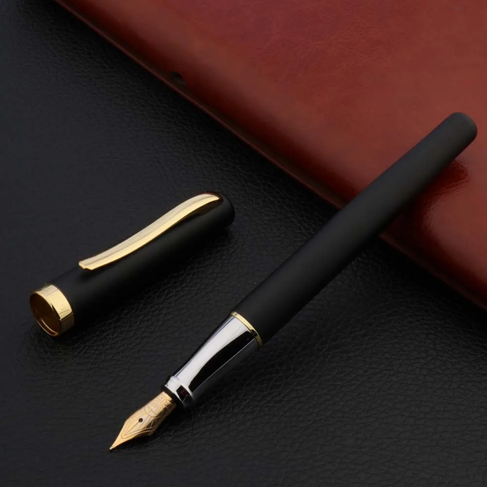 Классический Duke 209 авторучка перо из иридия матовый черный Золотой Бизнес