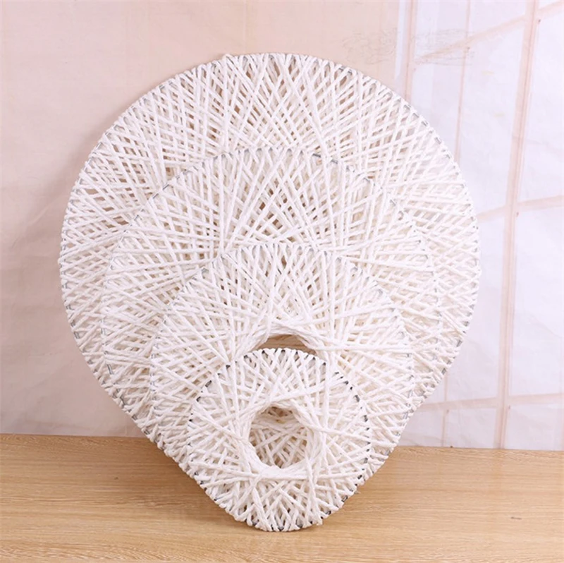 Свадебный реквизит в виде диска НЛО ротанговая веревка сделай сам внутренняя