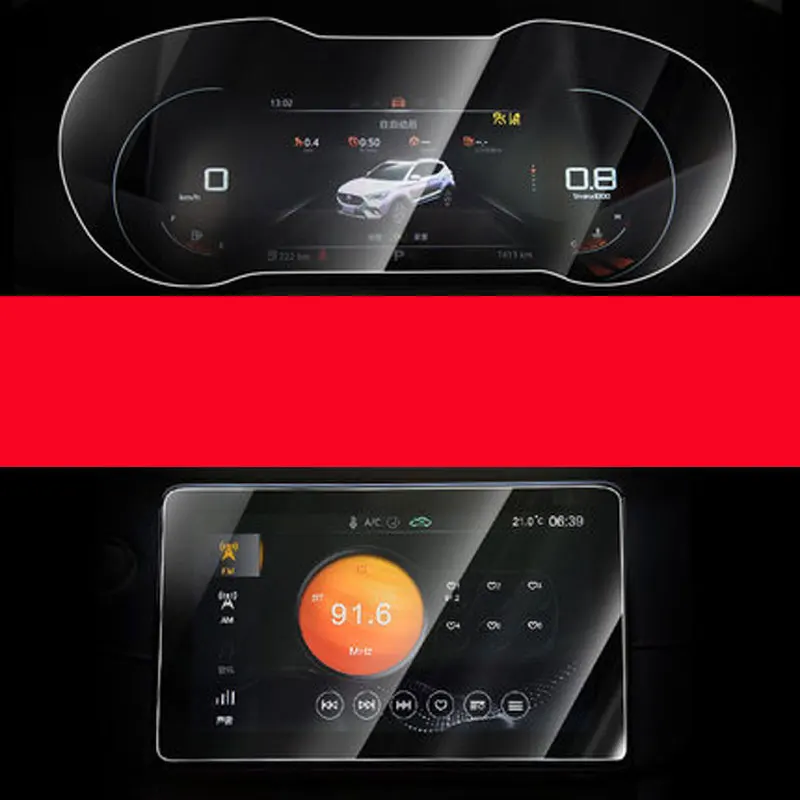 Для MG ZS внутренняя 2018 2019 2020 Автомобильная GPS навигация Закаленное стекло Защитная