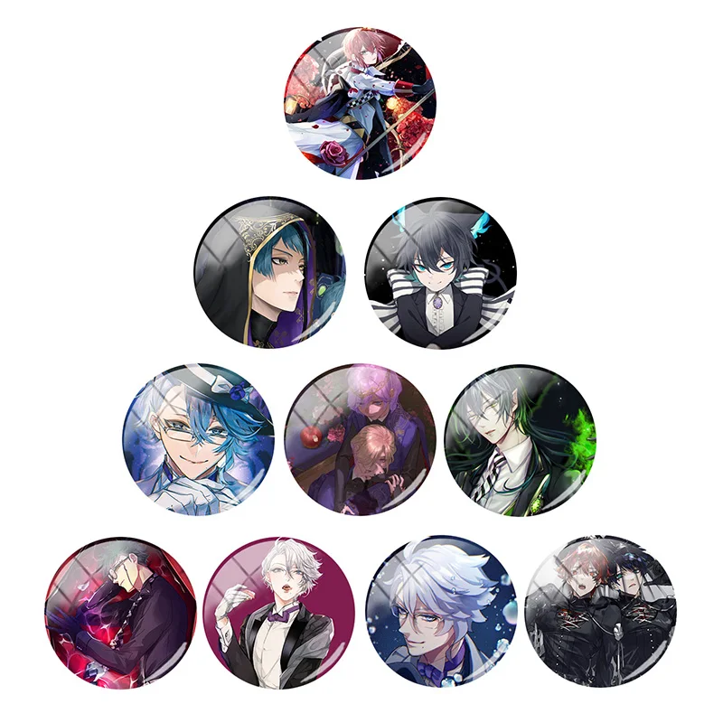 

TAFREE 12-25mm Size Round Vintage Images Print Glass Beads Handmade Jewelry Accessory Making For Keychain Necklace Bracelets