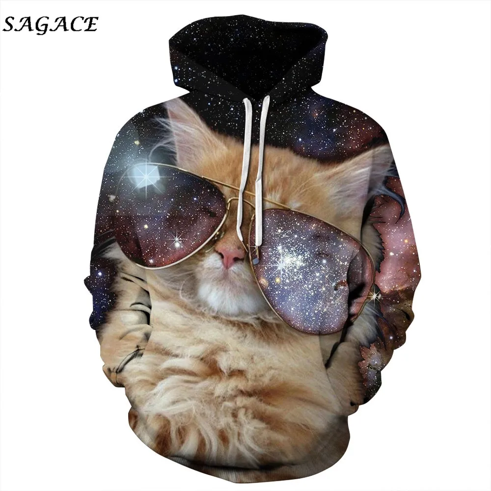 Одежда Sagace Мужская Рождественская Толстовка женская модная повседневная