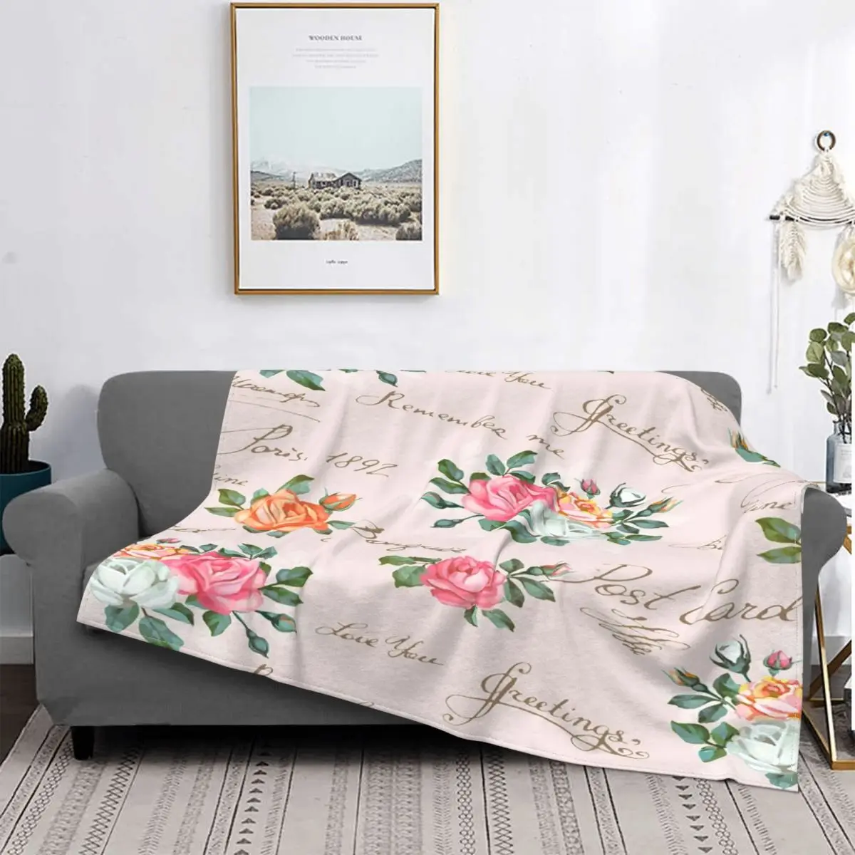 

Manta с цветочным принтом, colcha de cama, alfombra a cuadros, cubierta de playa, manta de lana, colcha de verano