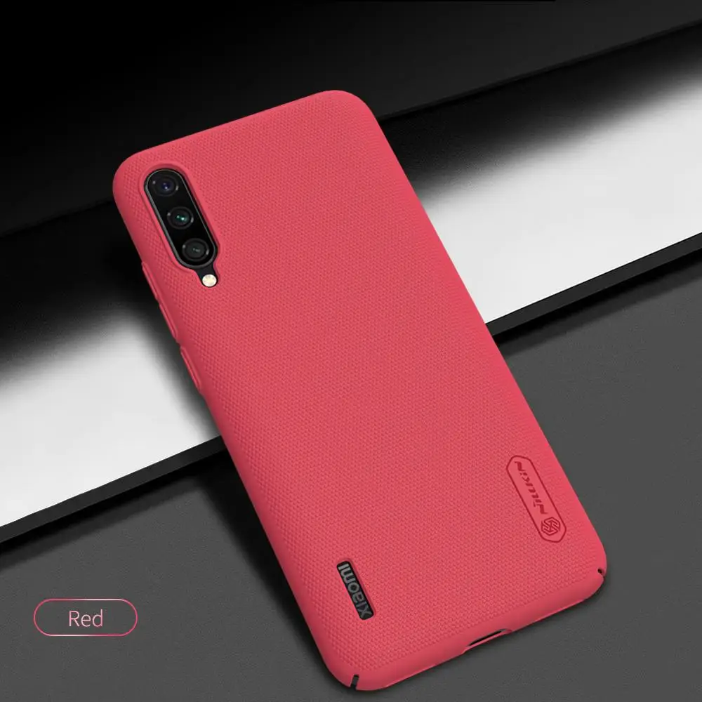 Для Xiaomi mi A3 чехол Nillkin Матовый Жесткий чехол для Xiaomi Mi A1 A2 A3 MiA1 MiA2 MiA3 Mi 5X 6X CC9E - Цвет: Красный