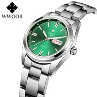 wwoor new luxury brand watches women bracelet quartz ladies watch full steel waterproof wrist watch girls clock relogio feminino