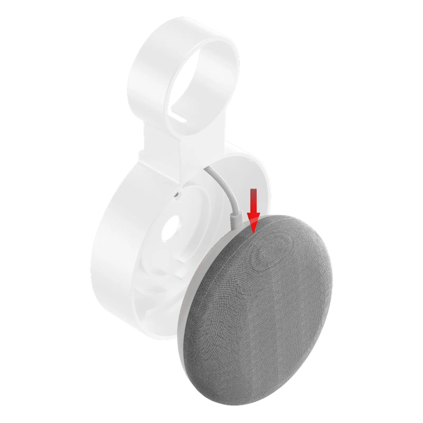 Настенный держатель для гнезда Google Nest Mini (2-е поколение) управление шнуром Smart