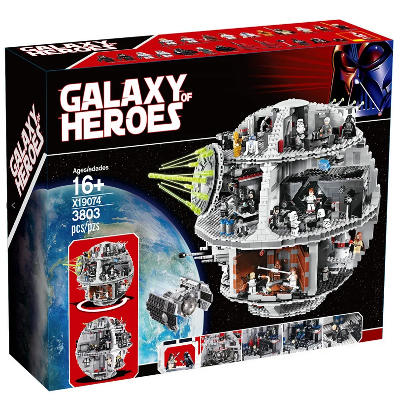 

3803PCS Death Star 3 Compatible with MOC Bricks Stars Plan Building Blocks Wars Toys Brick for Children Kids
