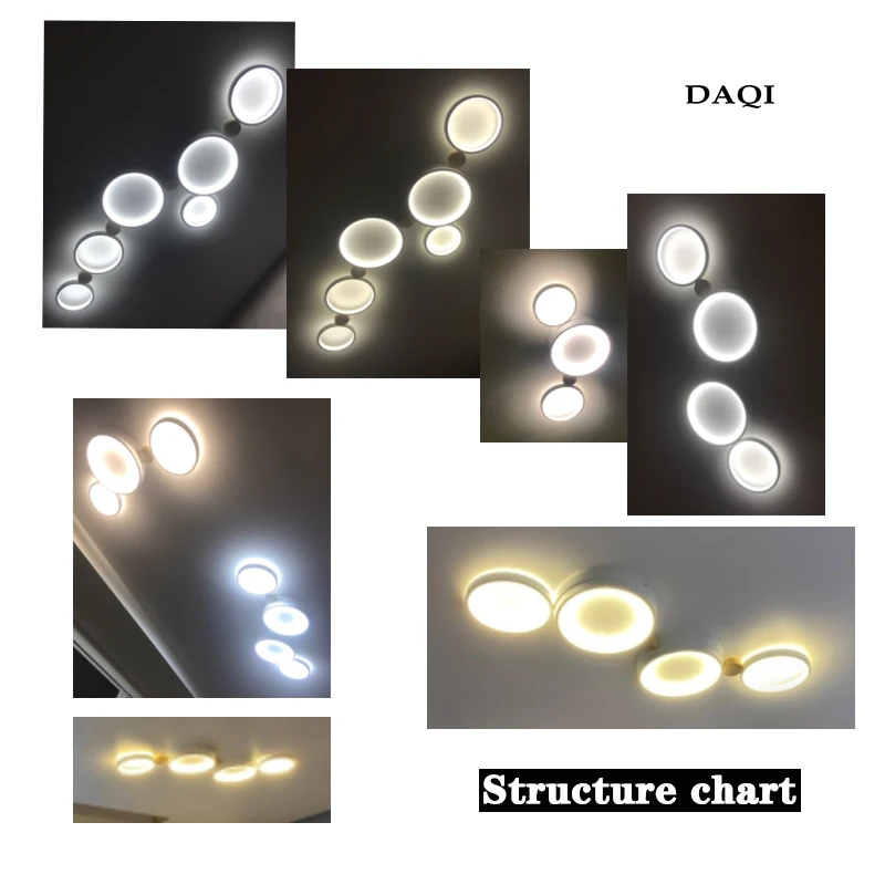 $41.47 Modern Living Room Bedroom LED Ceiling Light Hotel Library Villa Dining Room Corridor Lighting Interior Wooden Lamp