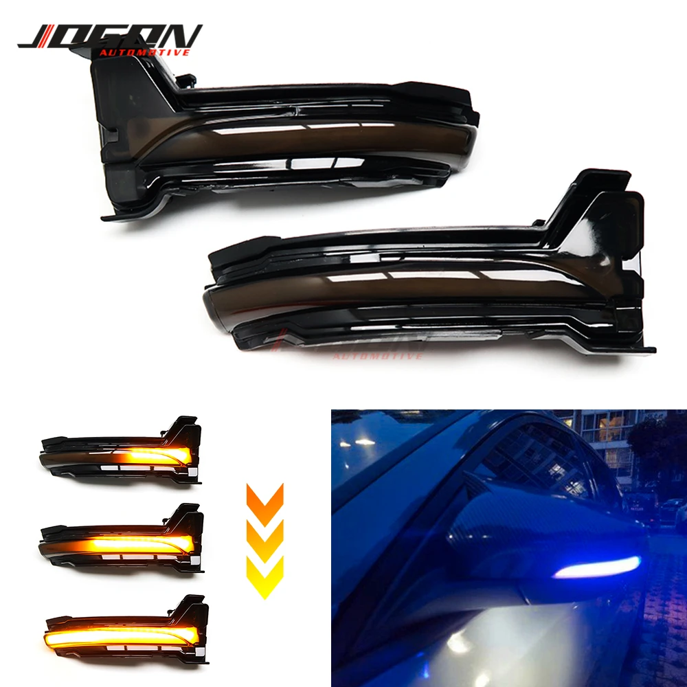 

LED Dynamic Turn Signal Reflector Light LED Side Rearview Mirror Sequential Indicator Lamp For Ford Focus 4 MK4 2019 2020